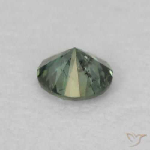Diamante Verde Natural 0.05ct, Redondo, VS