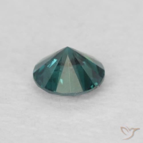 Diamante Azul Natural 0.06ct, Redondo, VS