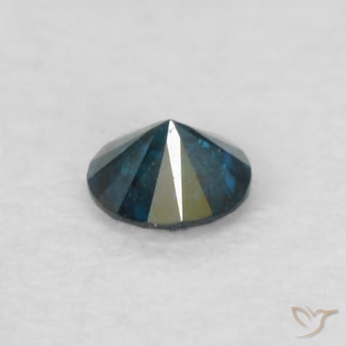 Diamante Azul Natural 0.05ct, Redondo, VS