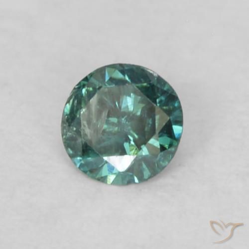 Diamante Verde Natural 0.05ct, Redondo, VS-SI