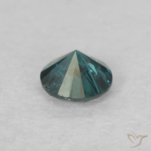 Diamante Azul Natural 0.05ct, Redondo, VS-SI