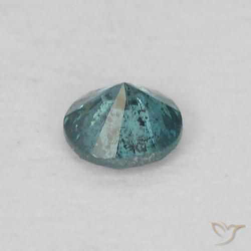 Diamante Azul Natural 0.05ct, Redondo, VS-SI