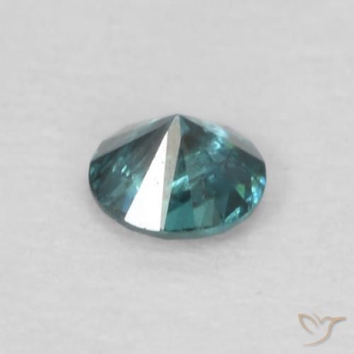 Diamante Azul Natural 0.06ct, Redondo, VS-SI