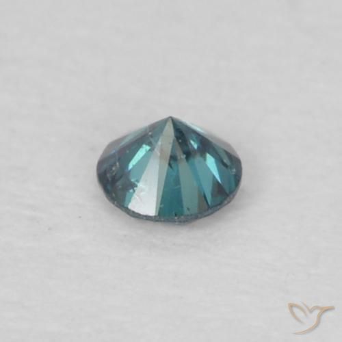 Diamante Verde Natural 0.04ct, Redondo, VS-SI