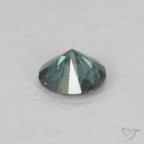 Diamante Verde Natural 0.04ct, Redondo, VS-SI