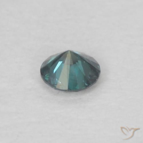 Diamante Verde Natural 0.03ct, Redondo, VS-SI