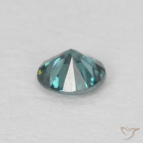 Diamante Azul Natural 0.05ct, Redondo, VS-SI