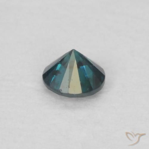 Diamante Azul Natural 0.04ct, Redondo, VS
