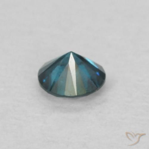 Diamante Azul Natural 0.05ct, Redondo, VS