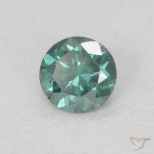 Diamante Verde Natural 0.06ct, Redondo, VS