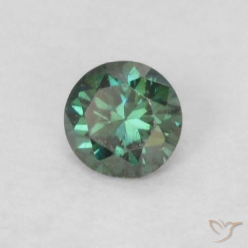 Diamante Verde Natural 0.05ct, Redondo, VS