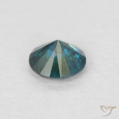 Diamante Azul Natural 0.06ct, Redondo, VS