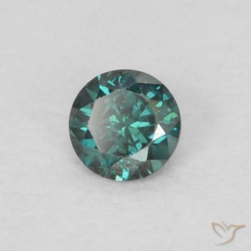 Diamante Verde Natural 0.04ct, Redondo, VS