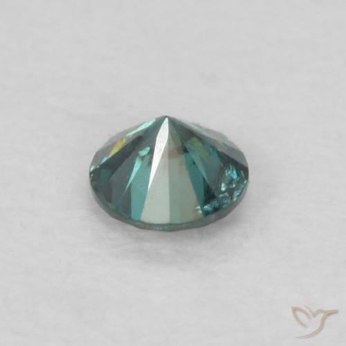 Diamante Verde Natural 0.04ct, Redondo, VS