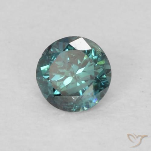 Diamante Verde Natural 0.06ct, Redondo, VS-SI