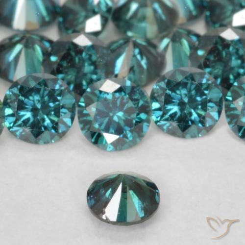 Diamante Verde Natural 0.06ct, Redondo, VVS-VS