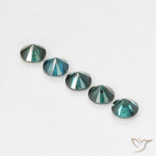 Diamante Verde Natural 0.05ct, Redondo, VVS-VS