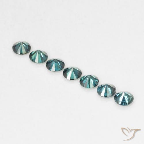 Diamante Verde Natural 0.04ct, Redondo, VVS-VS