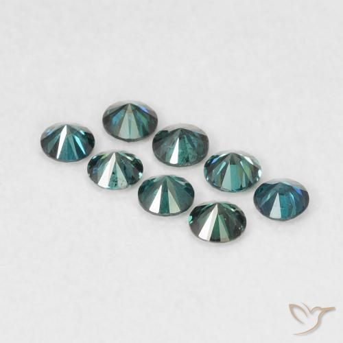 Diamante Verde Natural 0.03ct, Redondo, VVS-VS