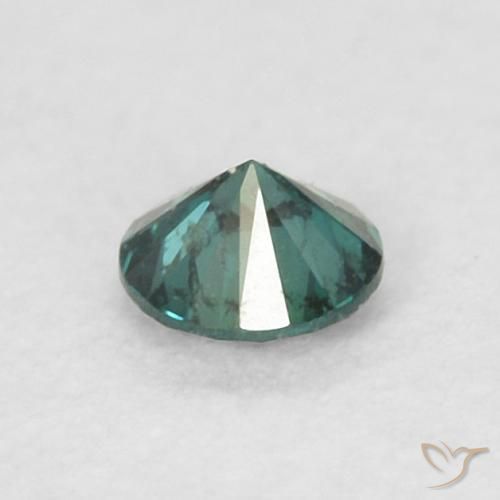 Diamante Verde Natural 0.08ct, Redondo, VS