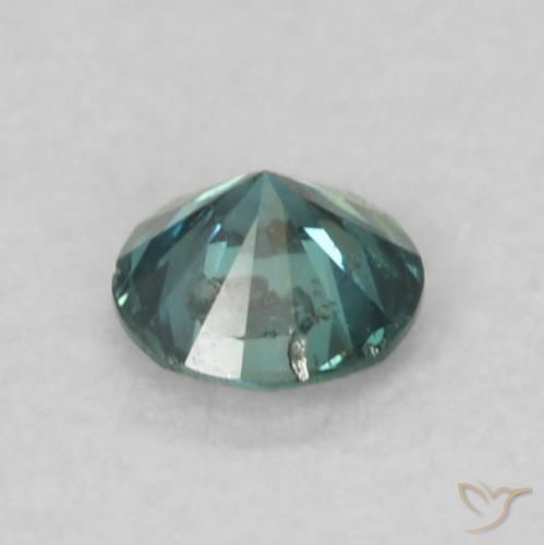 Diamante Verde Natural 0.08ct, Redondo, VS