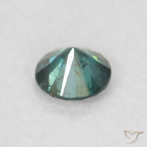 Diamante Verde Natural 0.07ct, Redondo, VS