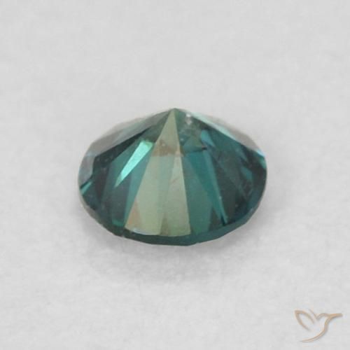 Diamante Verde Natural 0.08ct, Redondo, VS
