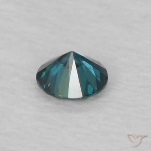 Diamante Azul Natural 0.05ct, Redondo, VVS