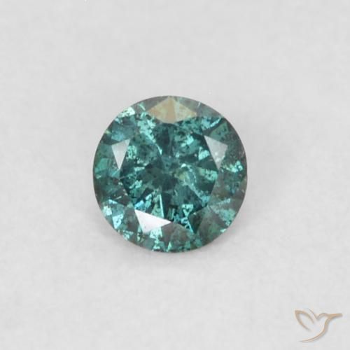 Diamante Verde Natural 0.08ct, Redondo, VVS-VS