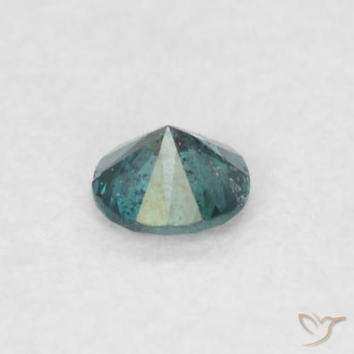 Diamante Verde Natural 0.08ct, Redondo, VVS-VS