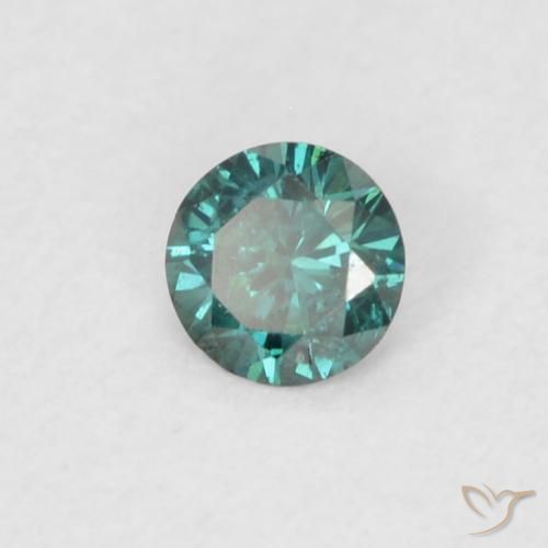 Diamante Verde Natural 0.07ct, Redondo, VS