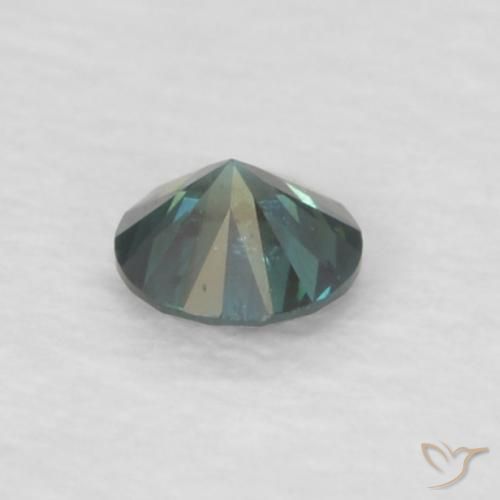 Diamante Verde Natural 0.06ct, Redondo, VVS-VS
