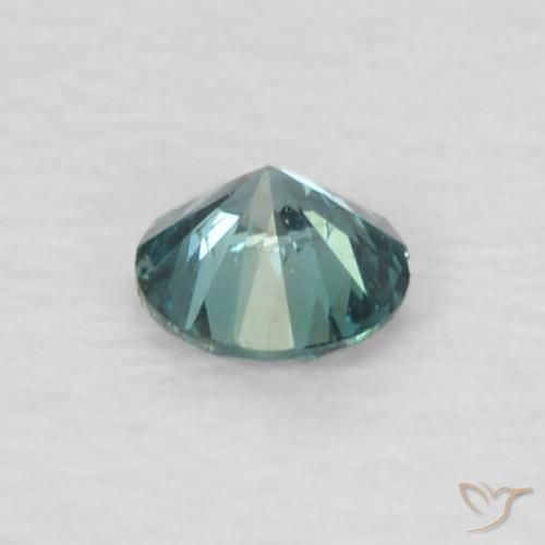 Diamante Verde Natural 0.06ct, Redondo, VVS-VS