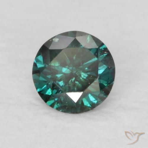 Diamante Verde Natural 0.08ct, Redondo, VVS-VS