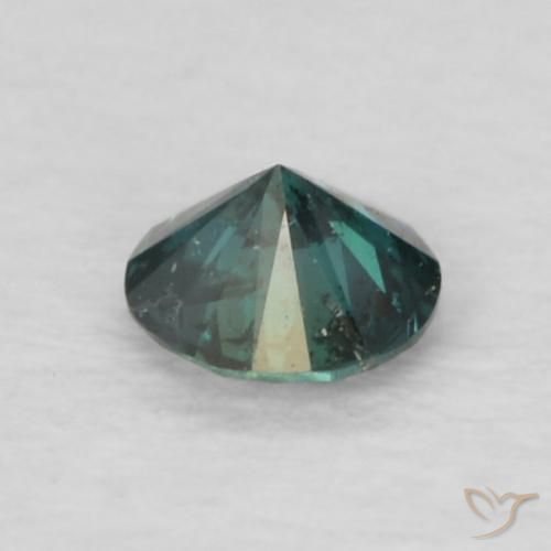 Diamante Verde Natural 0.08ct, Redondo, VVS-VS