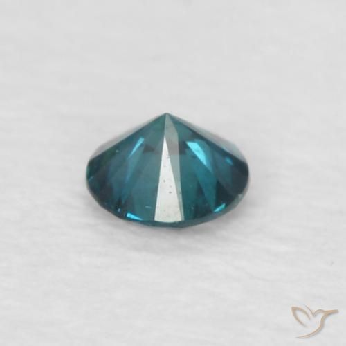 Diamante Azul Natural 0.05ct, Redondo, VVS-VS