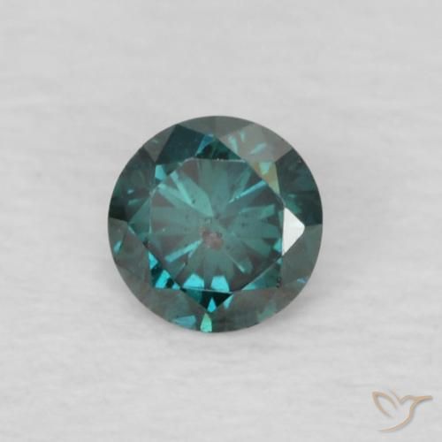 Diamante Verde Natural 0.11ct, Redondo, VS