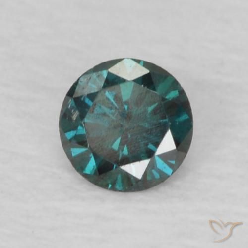 Diamante Verde Natural 0.06ct, Redondo, VS