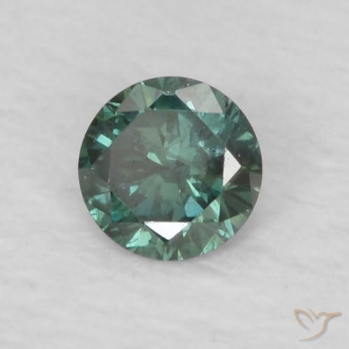 Diamante Verde Natural 0.06ct, Redondo, VS