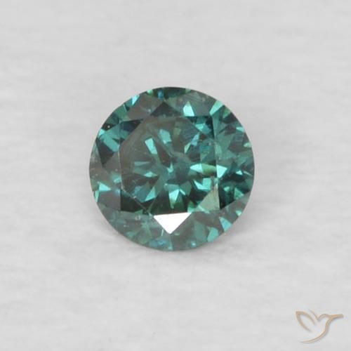 Diamante Verde Natural 0.05ct, Redondo, VS