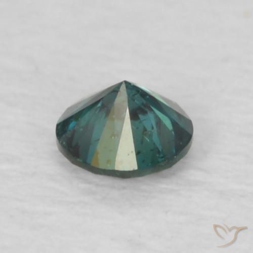 Diamante Verde Natural 0.08ct, Redondo, VS