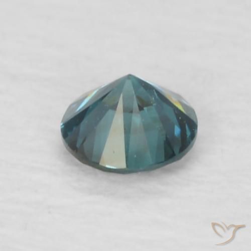 Diamante Verde Natural 0.08ct, Redondo, VVS-VS