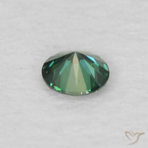 Diamante Verde Natural 0.04ct, Redondo, VVS