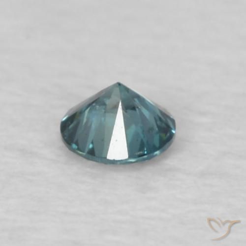 Diamante Azul Natural 0.05ct, Redondo, VVS