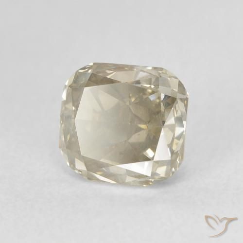 Diamante Marrom claro Natural 1.21ct, Corte Octógono / Esmeralda, SI