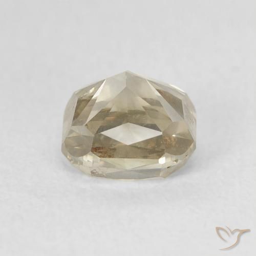 Diamante Marrom claro Natural 1.21ct, Corte Octógono / Esmeralda, SI