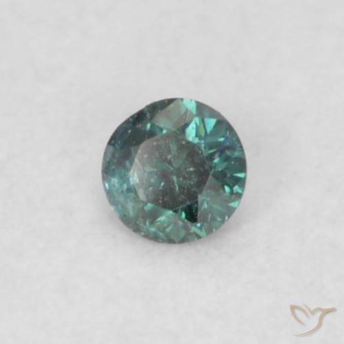 Diamante Verde Natural 0.02ct, Redondo, SI