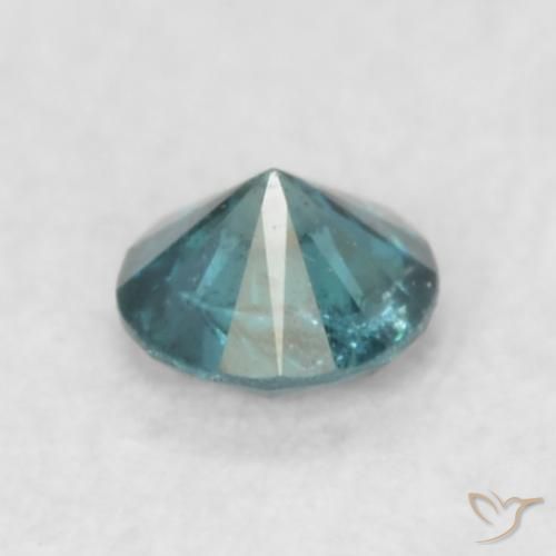 Diamante Azul Natural 0.06ct, Redondo, SI