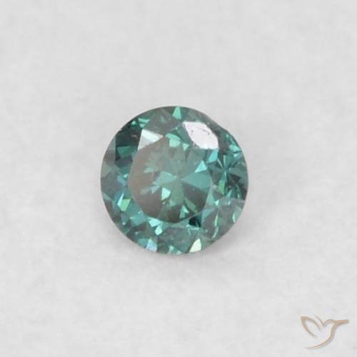Diamante Verde Natural 0.02ct, Redondo, VS