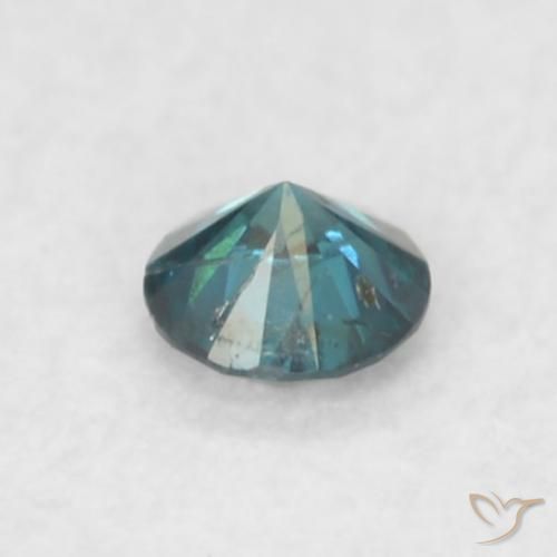 Diamante Azul Natural 0.02ct, Redondo, VS